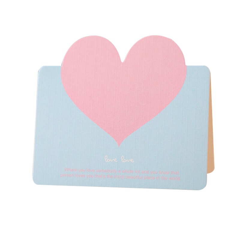 Love Heart Card Birthday Valentine's Day Greeting Heart Message Card Wedding Guest Cards: card7
