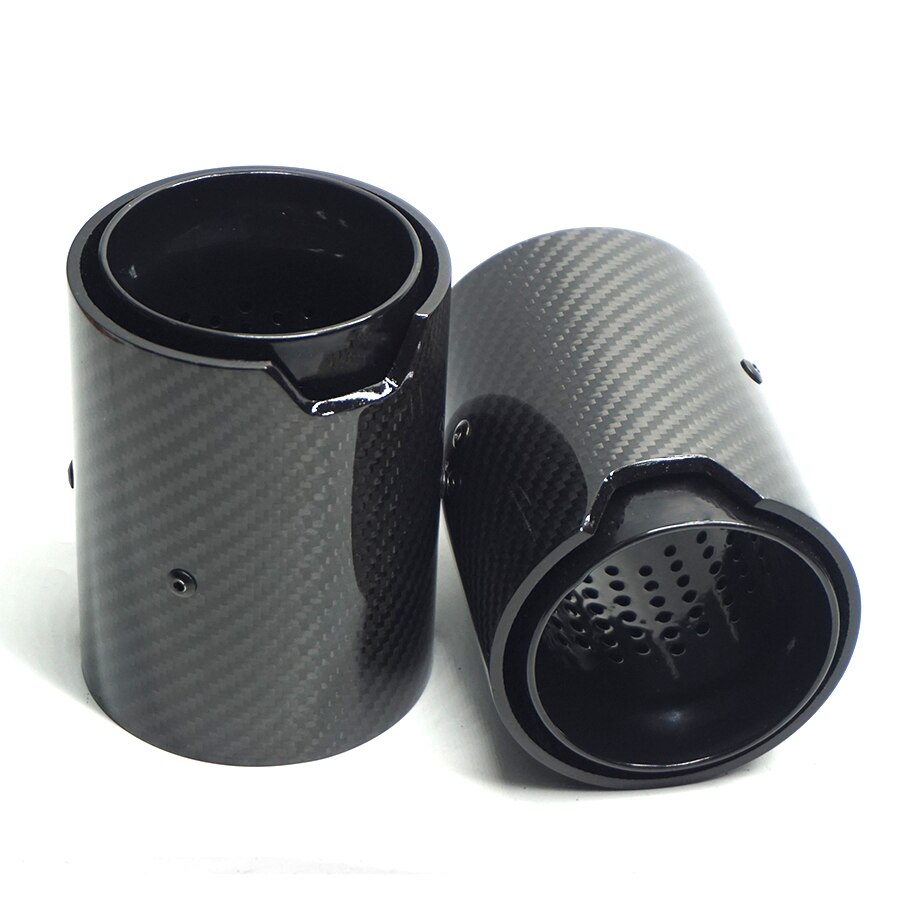 Akrapovic 3.5 Carbon Exhaust Tips Black Stainless Steel For BMW M2 M3 M4 M5 M6