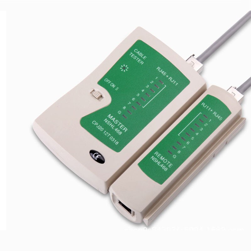 Network Cable Tester RJ45 RJ11 RJ12 Cat5 Cat6 UTP LAN Cable Tester Networking Wire Telephone Line Detector Tracker Tool