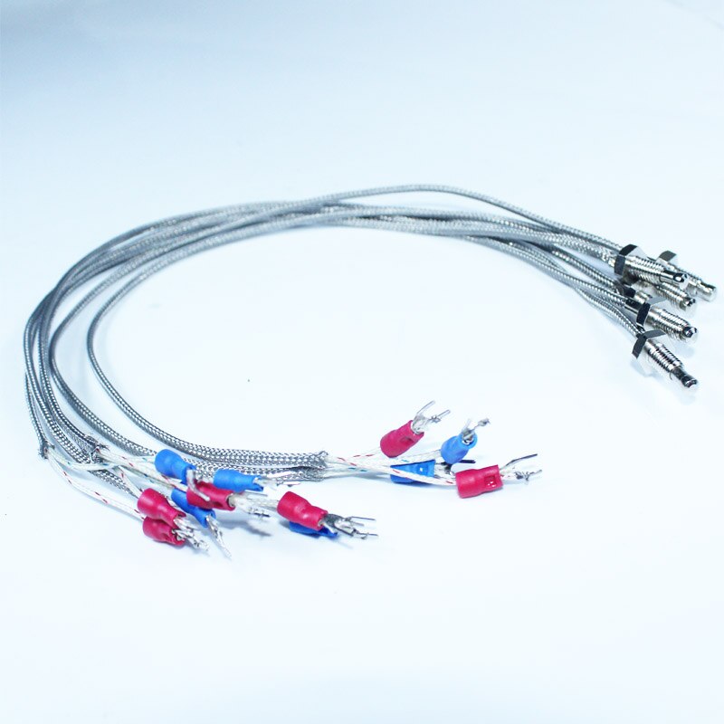 Temperature Sensor Thermocouple 0.5m Length Heat Sensitive Wire Warm detector proble M6 nut