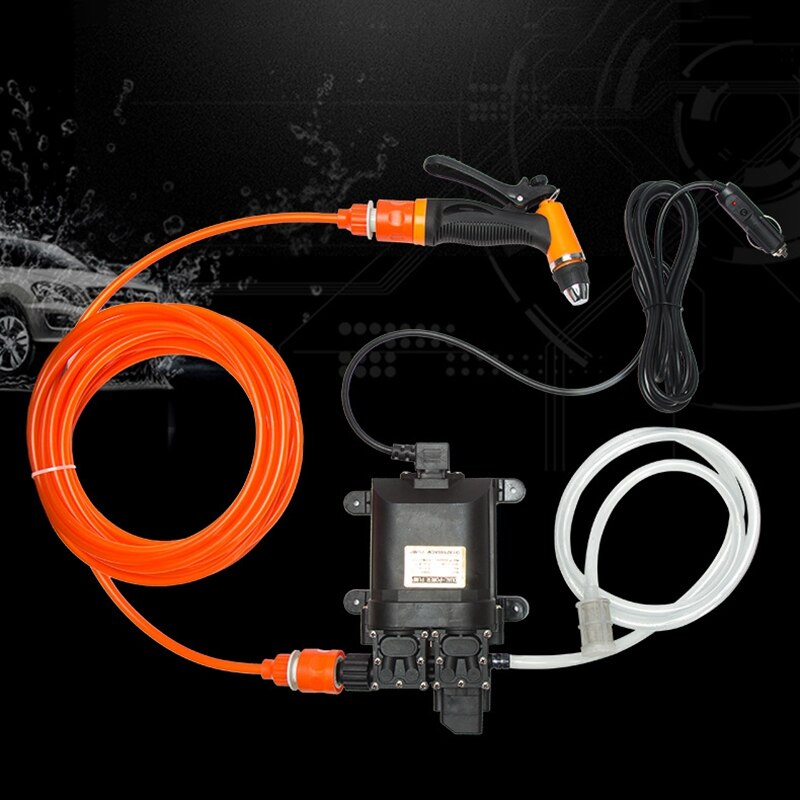 12V waterpomp, 12V DC 100W 8L/Min 160Psi Hogedrukmembraan Zelfaanzuigende waterpomp voor autowasmachine De zonne-energie Water Afstandsbediening Waterapparatuur 12V waterpomp, 12V DC 100W 8L/Min 160Psi Hogedrukmembraan Zelfaanzuigende waterpomp voor autowasmachine De zonne-energie Water Afstandsbediening Waterapparatuur