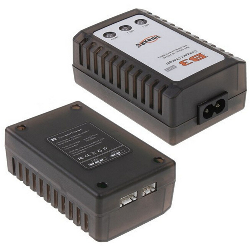 IMax-Chargeur compact v1.imaxRC Pro, B3AC, 2S, 3S, 7.4V, Lithium, Fuchsia, Batterie RC, Balance Charging,