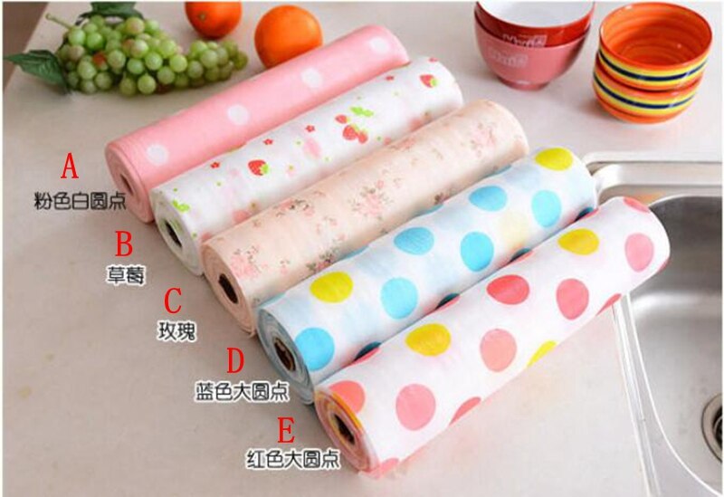 5M Kitchen Table Drawer Shelf Liner Contact Paper Waterproof Mat Pad No Slid