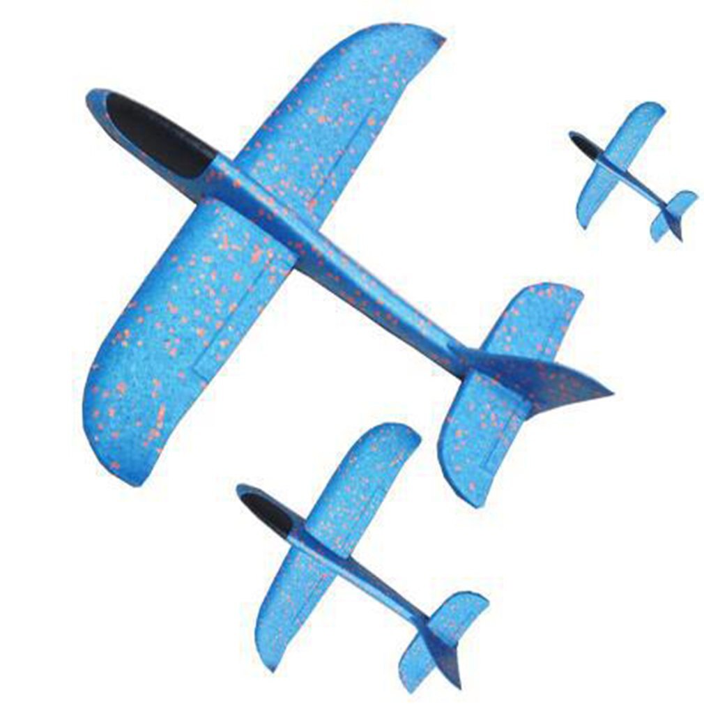 Led Form Airplane Hand Launch Throwing Glider Aircraft Inertial Foam EPP Airplane Toys Plane Model Outdoor Toys Educational: Default Title