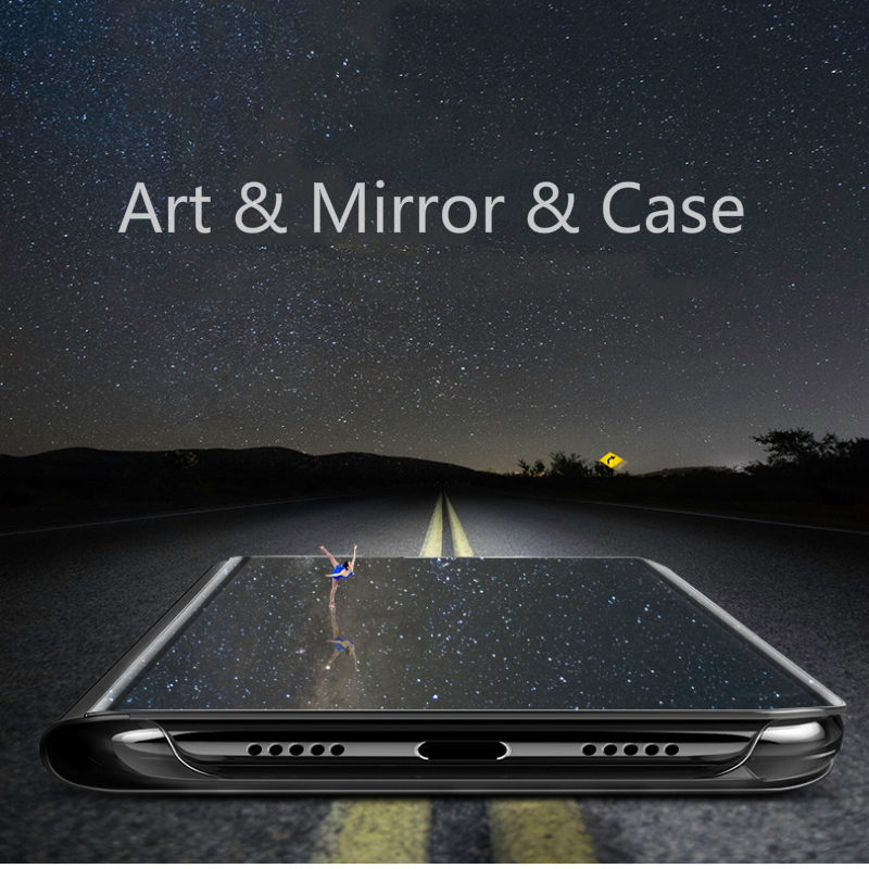 Skinlee per Realme GT Master Case visualizza Smart Flip Case custodia antiurto per telefono per Realme GT Master Edition Mirror View Cover