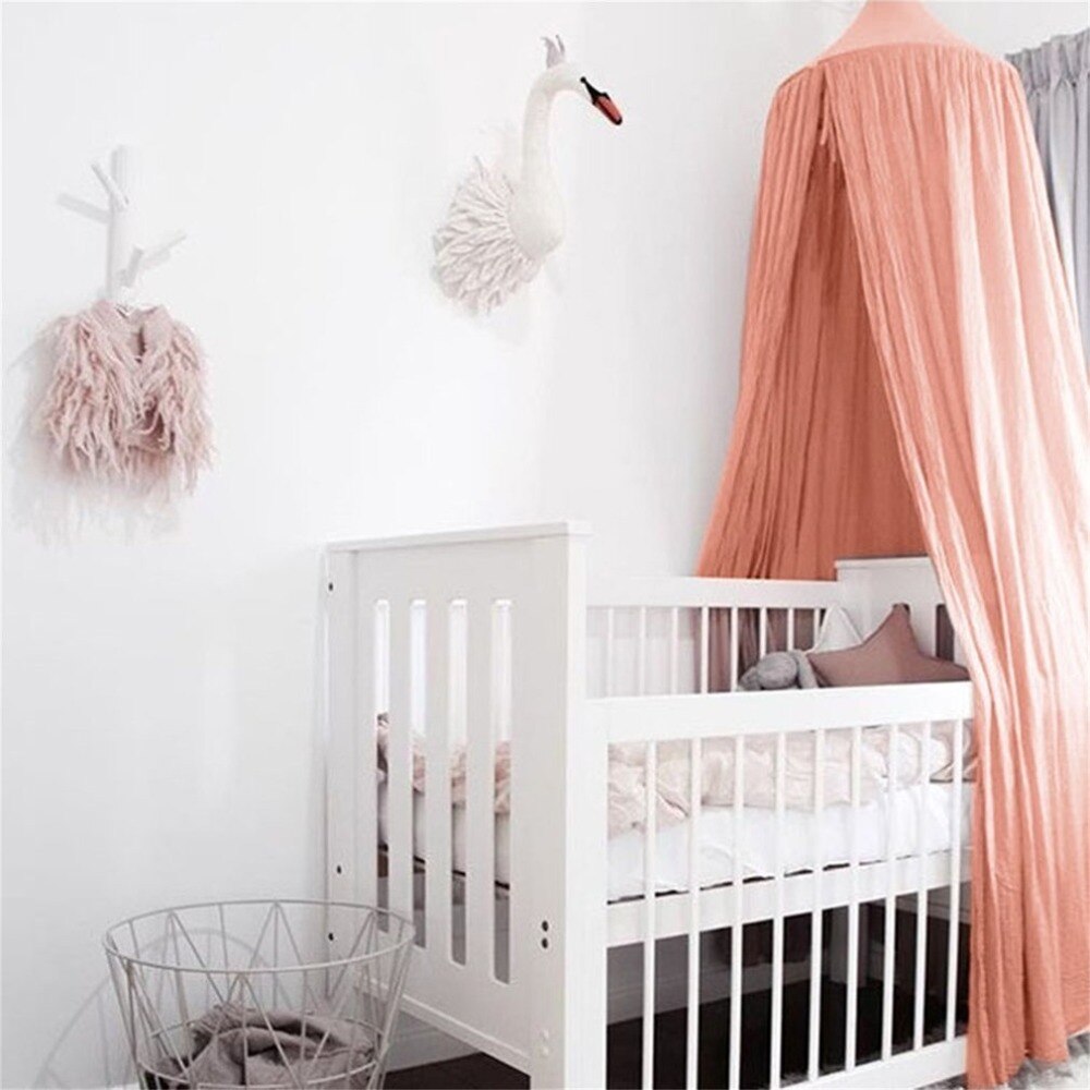 Lit bébé Net lit À Baldaquin rideau Enfants Room decor Enfants tente Coton Accroché Dôme Moustiquaire Pour Bébé de Couchage photographie accessoires
