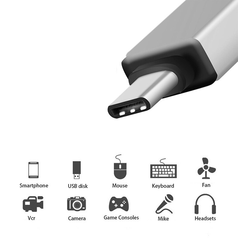 USB Type-Cアダプター,3.0 USB Type-C to-usbコンバーター,3.0 otg,タブレット,フラッシュドライブ,ディスク,マウス