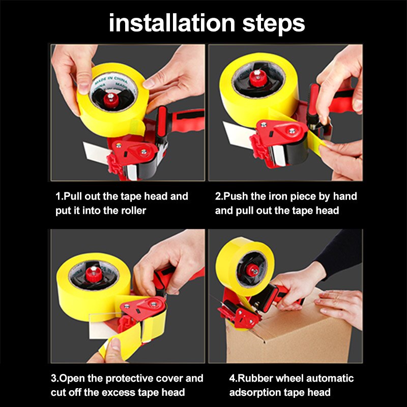 Packing Tape Tool Dispenser Packaging Cutter Machine Box Sealing Tape Dispenser DOM668