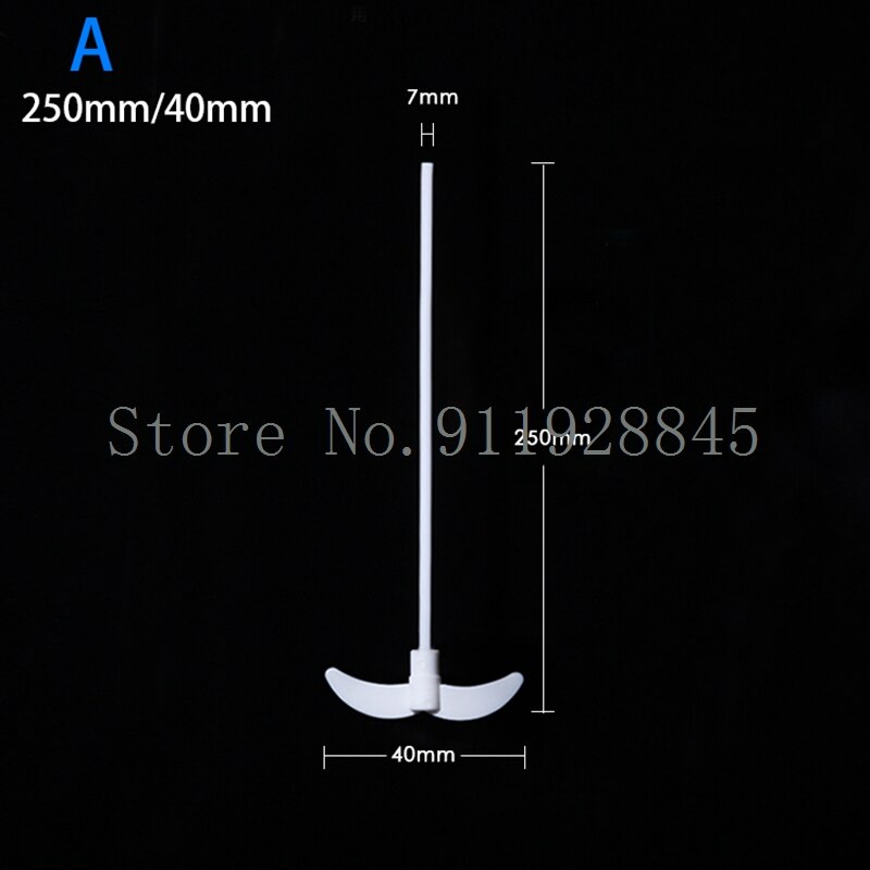 2 teile/los Labor PTFE Rühren Paddel Rührer Rühren Aalve Klinge Säure und Alkali Beständig Mond Kreuz Platte Typ F4 Mischen Bar