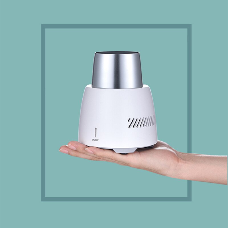 Kbxstart 350ml draagbare koelkast, beker voor koude dranken, instant koeling, bekerkoeler, vriezer, desktop vriesmachine, waterkoker