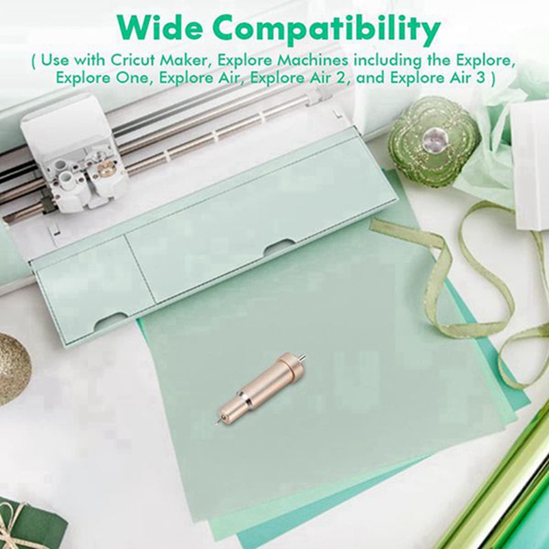 5Pcs Premium Fine Point Cutting Blade Vinyl Replacement Plotter Knives for Cricut Maker +1Pc Holder for Cricut Maker