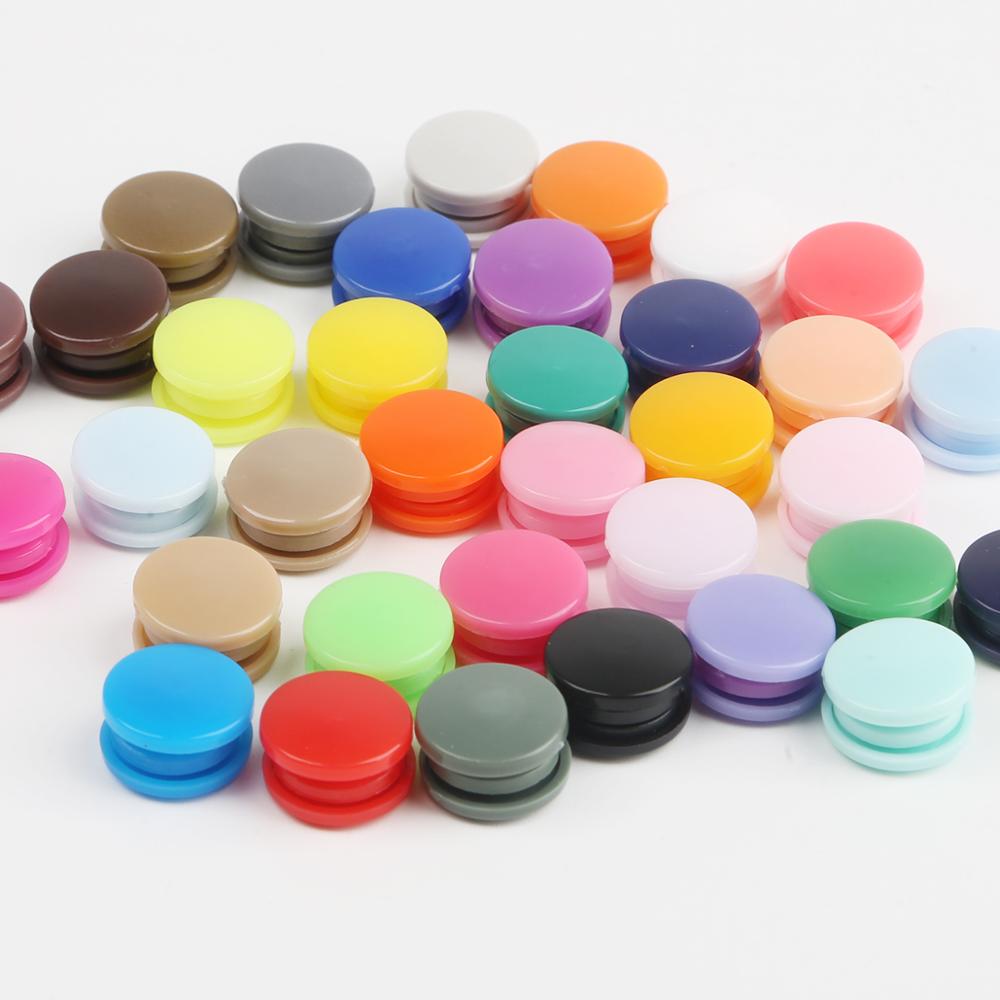 Lowest Price 50 Sets Baby Resin Snap Buttons T5 12mm Plastic Snaps Clothing Accessories Press Stud Fasteners Clips Scrapbooking