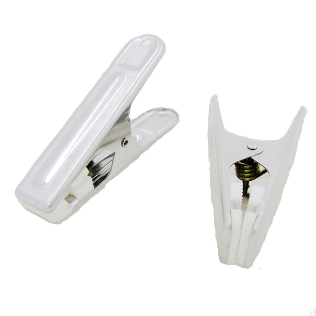 Clothes Clip Multi-function White Tablet Stainless Steel 410 20pcs Solid Durable Hang Clothes Storage Clip