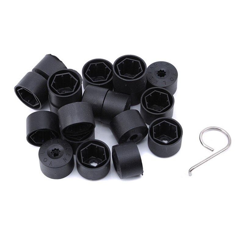 20 piezas de rueda de coche tuerca tapón de tornillo de tapacubos para automóvil tapas de protección tuerca de rueda de cabeza de tornillo tapa Universal: Default Title