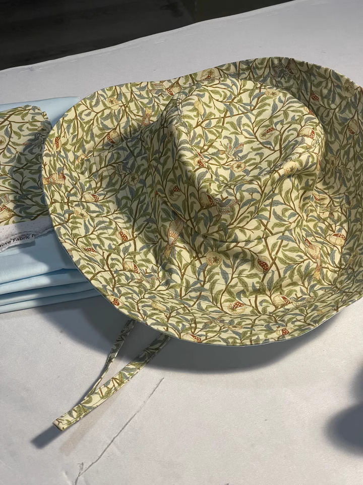 Bomullslerret william morris-stoff bomull digitaltrykk klassisk blomstertrykk håndlaget håndverk forsyninger