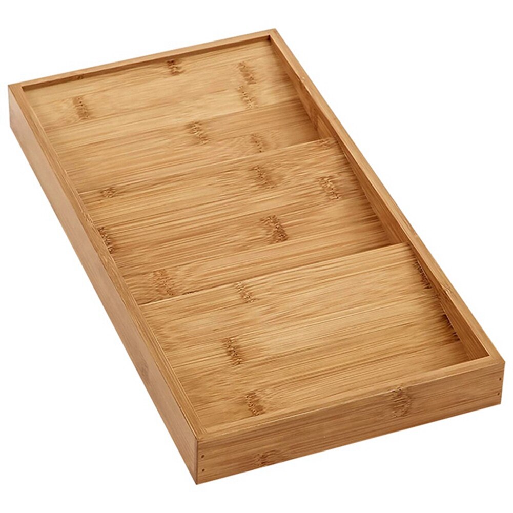 Spice Rack Organizer 3-Tier Bamboo Seasoning Drawer Tray Kitchen Supplies Drawer Style Storage Holder