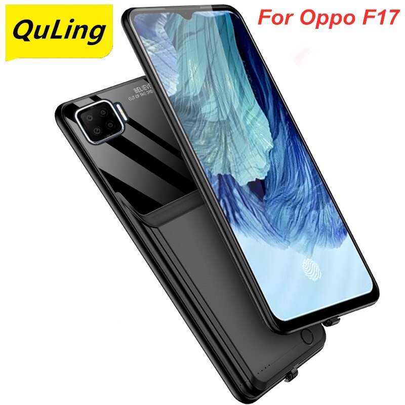 Quling 10000 Mah Voor Oppo F17 Batterij Case Batterij Oplader Bank Power Case Voor Oppo F17 Batterij Case