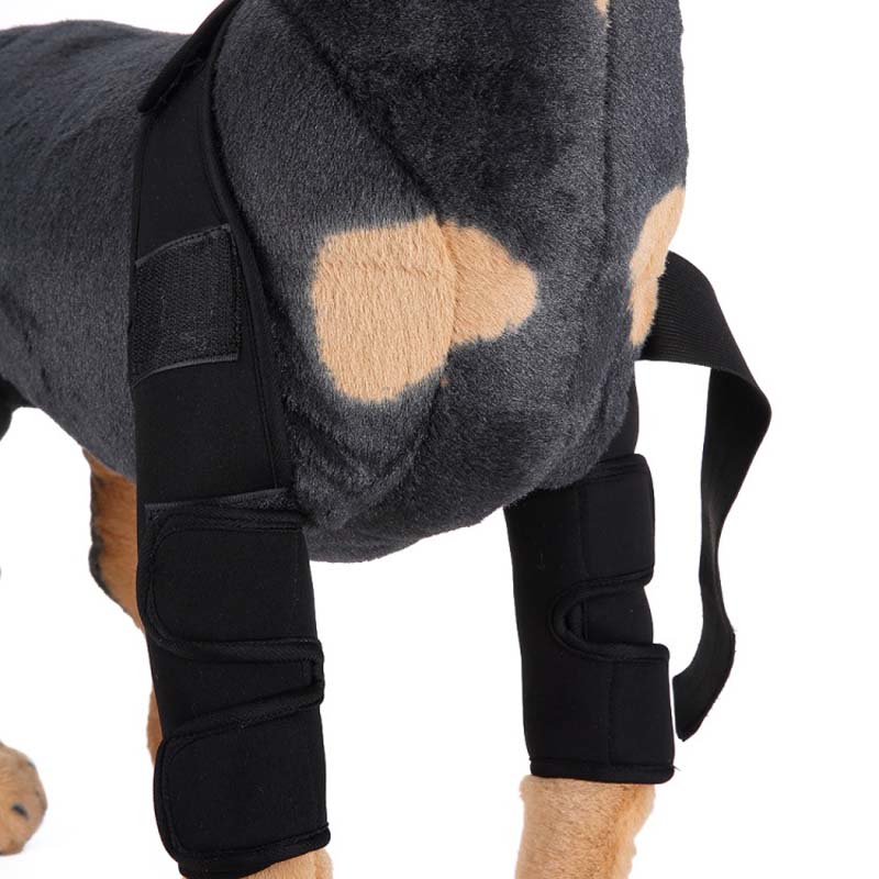 1 paar Hund Ellenbogen Protector Sleeve Elbow Pad Hund Canine Bein Sprunggelenk Joint Schutz Wunden mit Bandage Wrap Heilt Verstauchungen hilft
