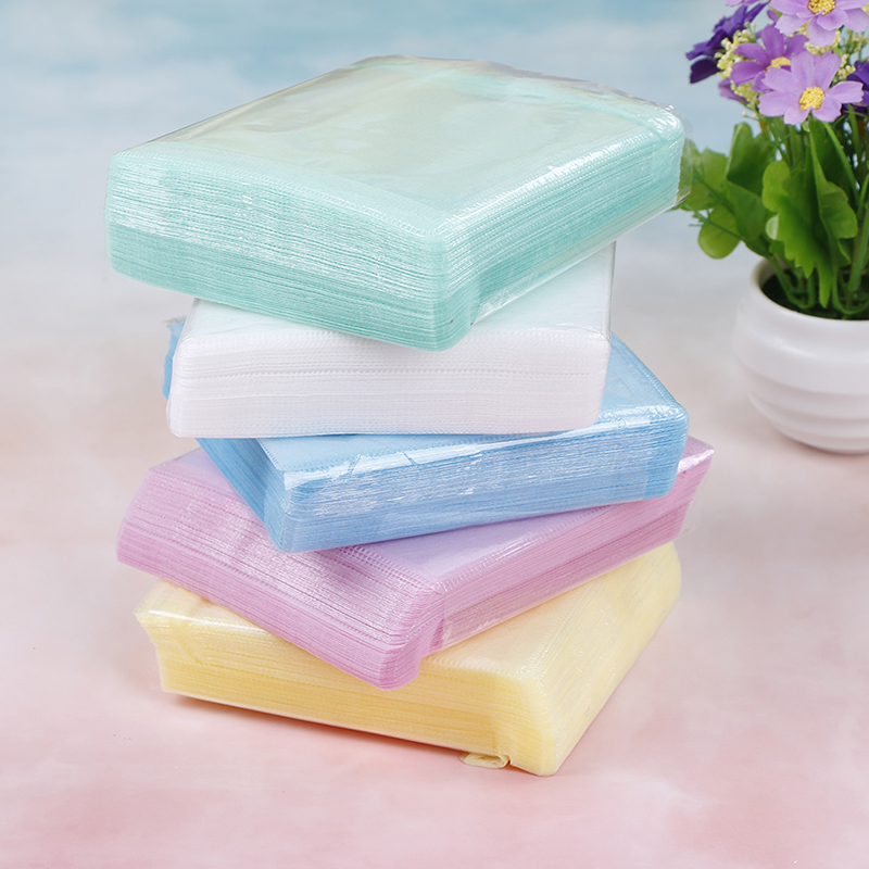 100Pcs CD DVD Double Sided Cover Storage Case PP Bag Sleeve Envelope Provide Storage & Protection for Your CD & DVD