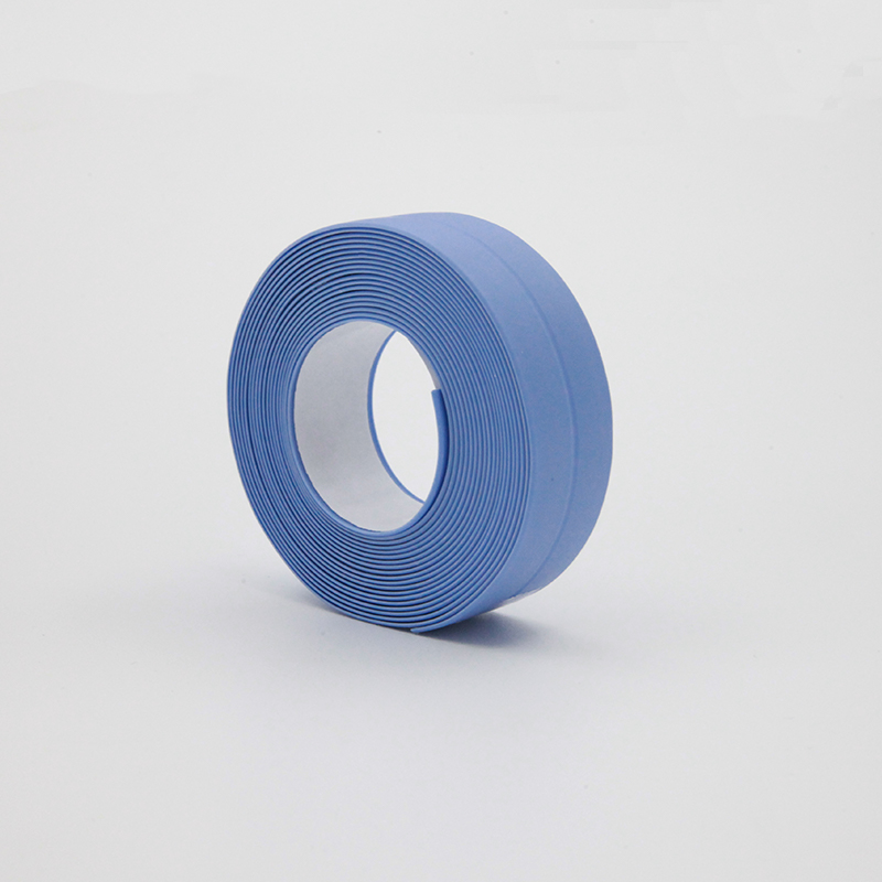Sealing Strip Bathroom Shower Sink Bath Caulk Tape White PVC Self Adhesive Waterproof Wall Tape Bathroom Kitchen Door Gap: 2.2bule