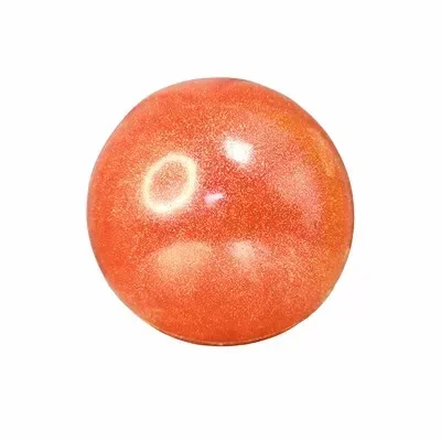Pelota gimnástica rítmica , 1 unidad, para práctica de baile, ejercicio, entrenamiento, competición, suministros de gimnasio, diámetro 15cm, 18cm: Rojo / L