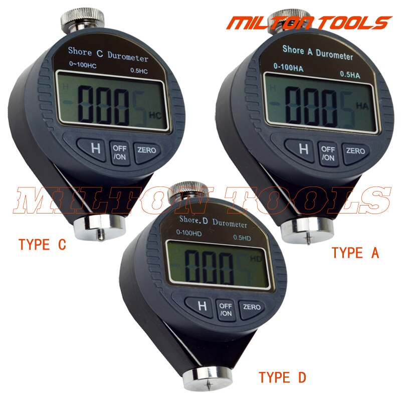 Factory-outlet Digital Shore Durometer Digital Hardness Tester Meter Shore A Shore C Shore D can choose
