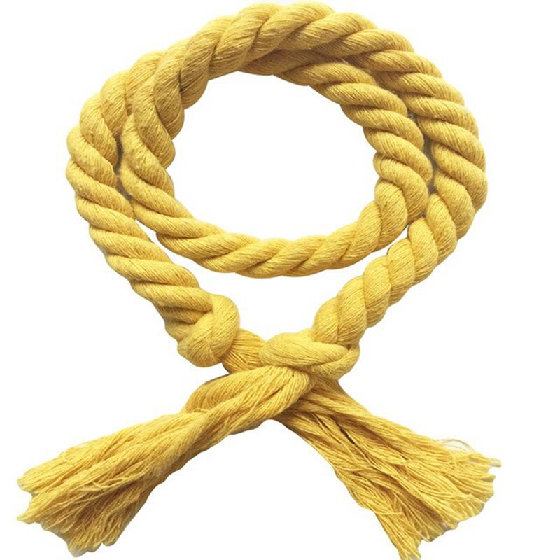 Rideau en corde de chanvre tissé à la main | Paire de rideaux à nouer décoratifs à tirettes, support de corde en chanvre tissé à la main, accessoires de rideau à boucle