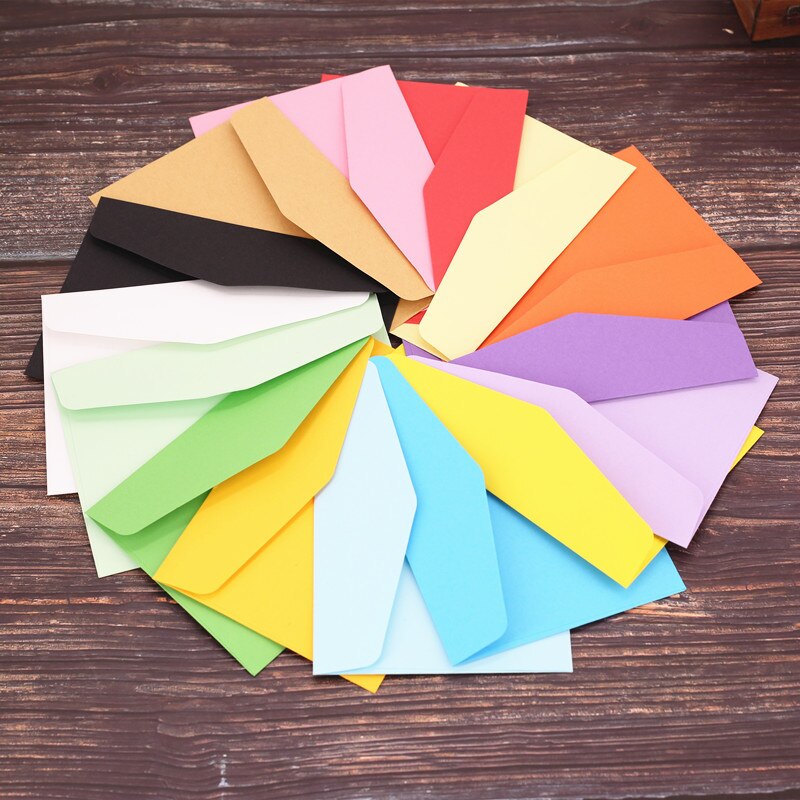 (10 Pieces/Lot) 16*11CM Kraft Paper Color Envelope
