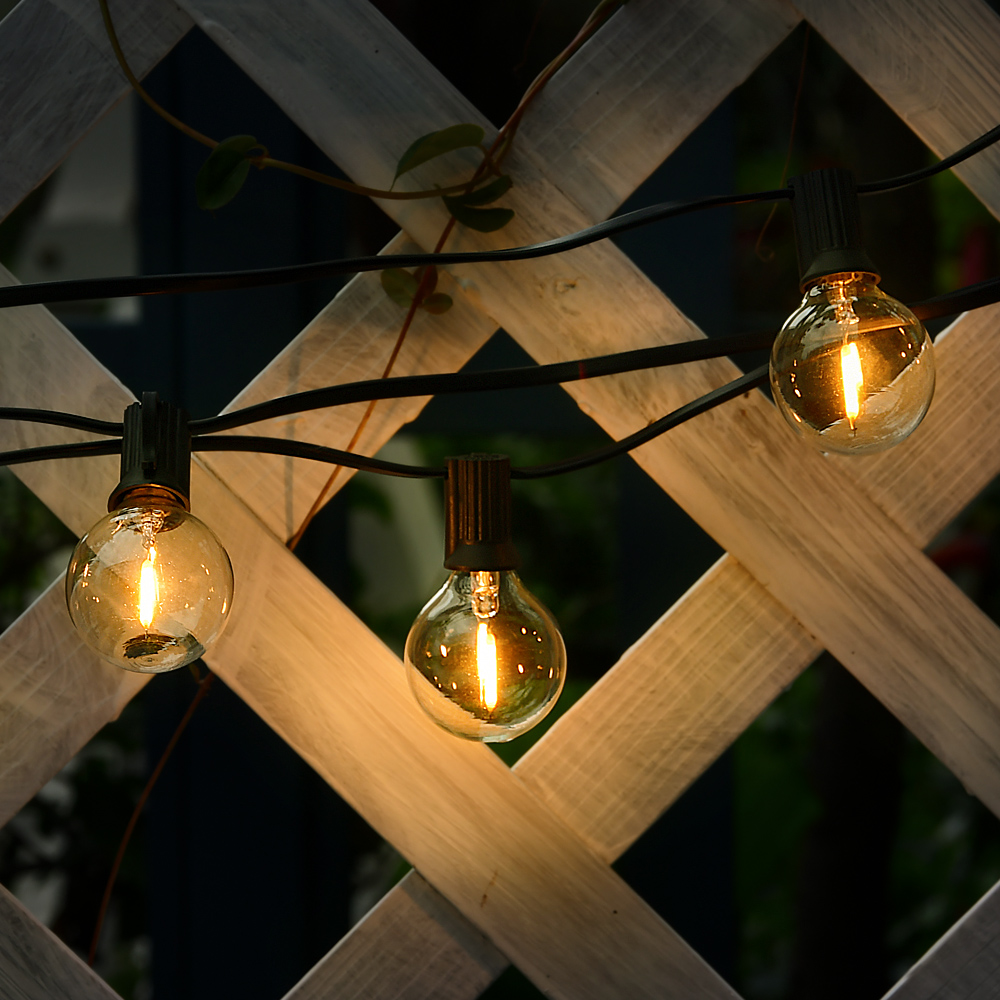 G40 Led String Lights 24.6FT 25FT 50FT Fairy String Licht G40 Led Globe String Licht Warm Wit Decoratieve Verlichting Voor outdoor Ba