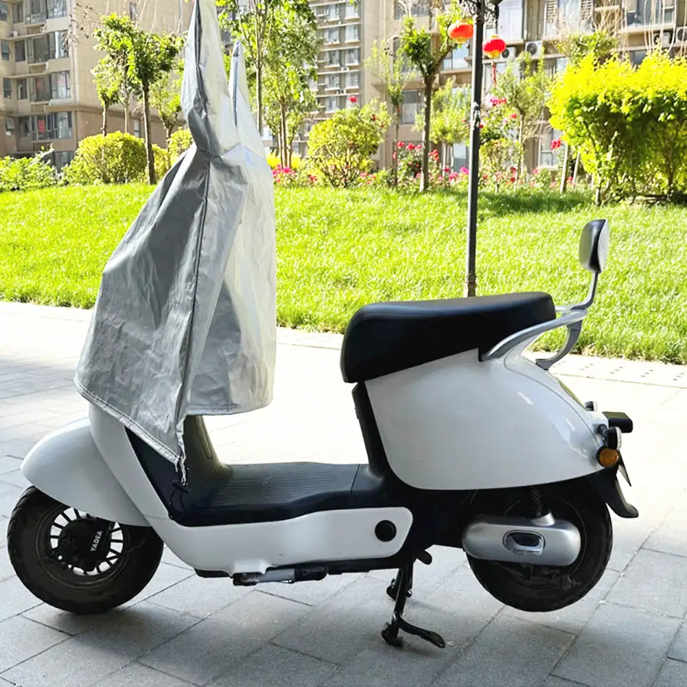 Cubierta impermeable para la lluvia para cabeza de motocicleta, Panel Universal para bicicleta eléctrica, cubierta para polvo, lluvia y nieve, cubierta protectora solar contra el polvo