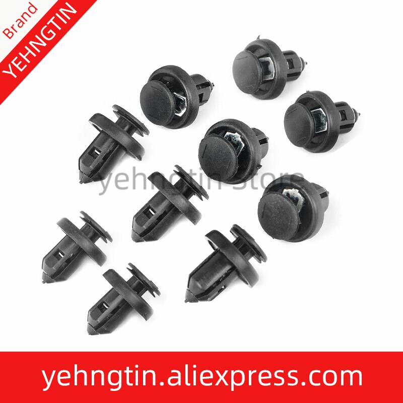 20 Pcs 91505S9A003 Bumper Clip Push Type Retainer Metal Insert 91505-S9A-003 For Acura For Honda