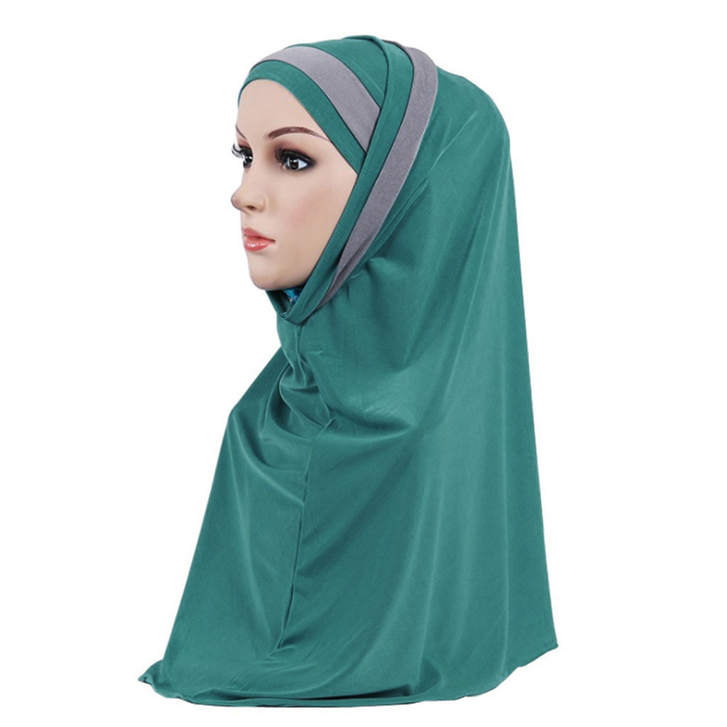 Chic Hijab Für Damen - Türkisches Kopftuch Aus Weichem Jersey Stoff