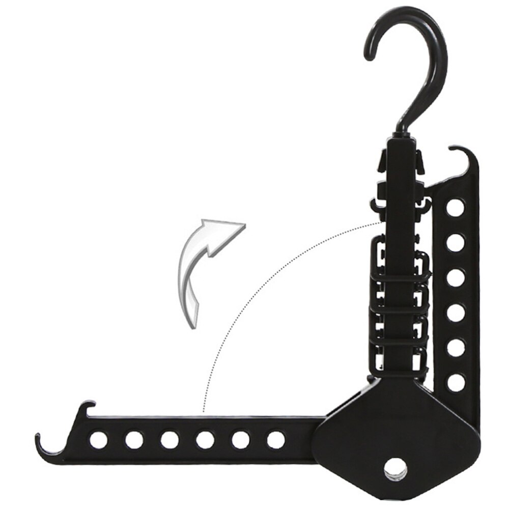 Multi-functional Folding Clothes Hanger Foldable Space Saving Hangers Hook Rack for Home Laundry Bedroom