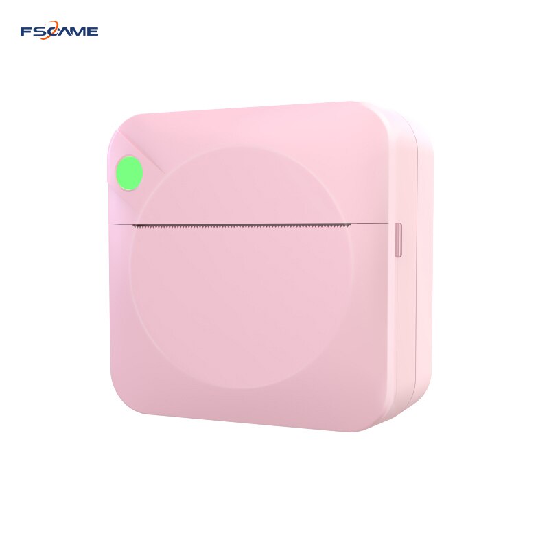Mini Printer Self-adhesive Label Printer Pocket Thermal Printer WInkless Wireless BT Connect Portable printer 200dpi