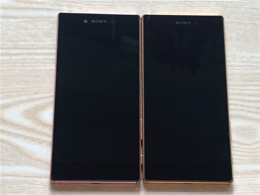 Erilles Originele Voor Sony Xperia Z5 Premium E6853 E6883 E6833 Lcd-scherm Met Touch Screen Digitizer Vergadering Lcd Met Frame