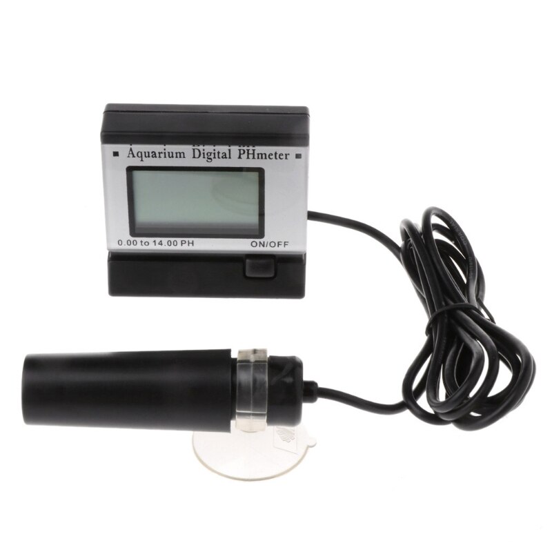 LCD Digital PH Meter Monitors for Hydroponics Aquarium Swimming Pool Spa 0.00-14.00 PH Tester Water Test