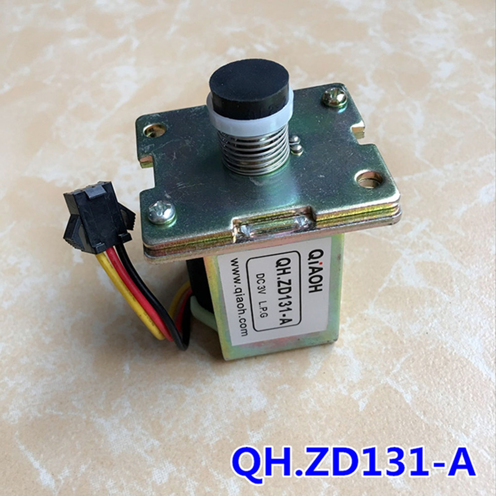 Válvula Solenoide Universal para calentadores de agua, QH.ZD131-A de tres cables de 3V para piezas de reparación de calentador de agua fuerte a Gas