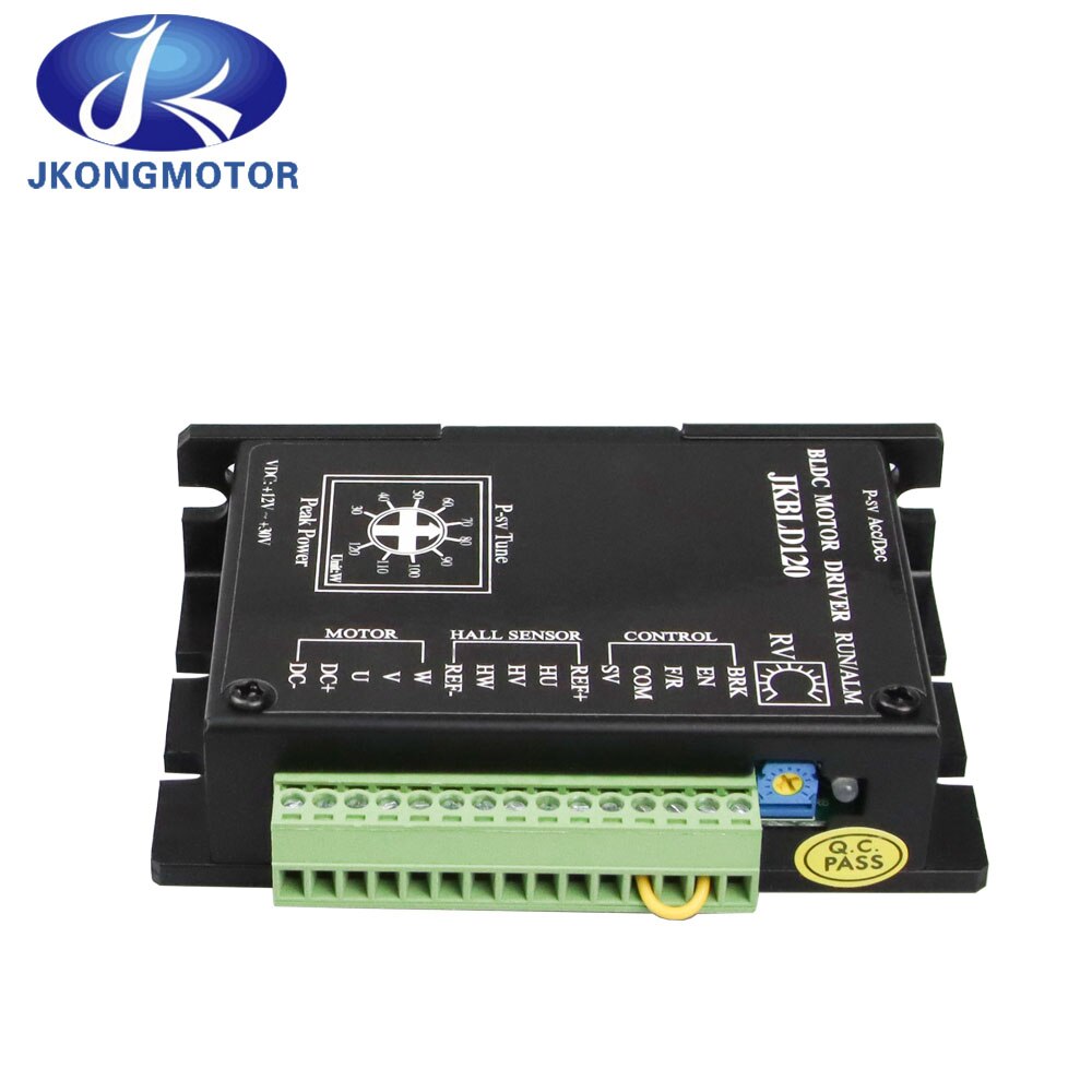 Jkongmotor Brushless dc Motor Controller BLD120 8A 12-30VDC 120W 20000RPM Brushless DC Motor Control Driver