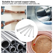 Pipe Bender 21cm Super Elastic Steel Spring Tube Bender PVC Electrical Wire Bending Pipe Steel Spring Tube Bender cintreuse