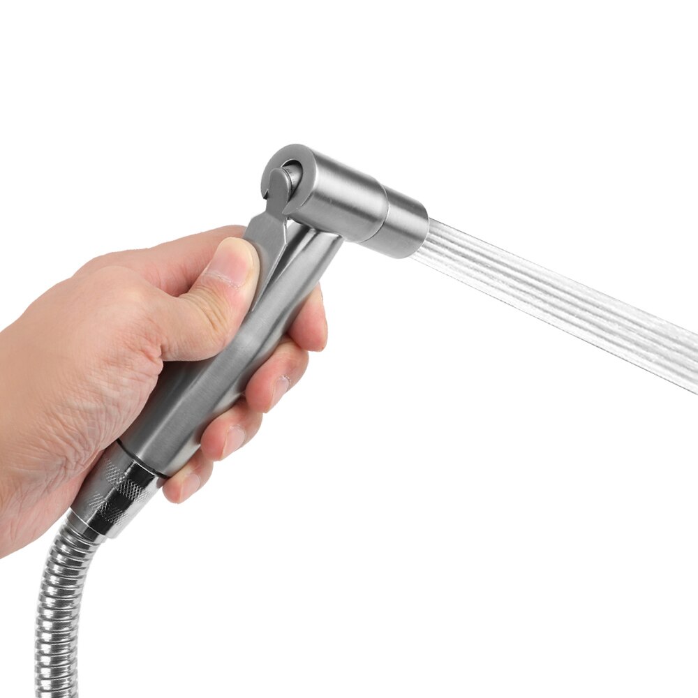 Hilife Bidet Kranen Handspuit Douchekop Voor Badkamer Met Douche Slang Handheld Bidet Sproeier Set Rvs
