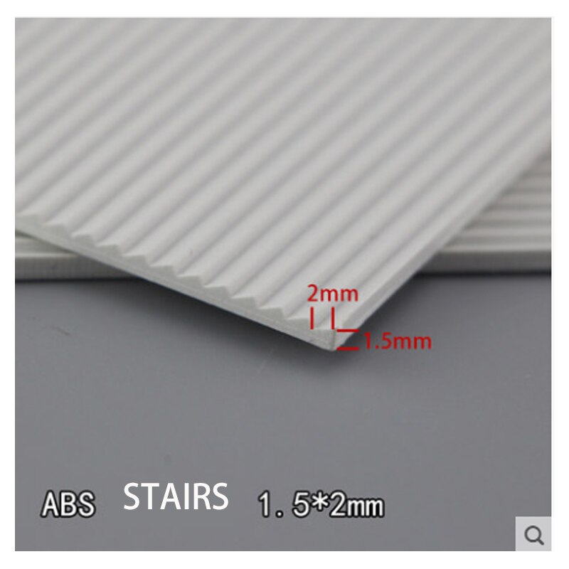 ABS plastic DIY Miniature Landsape stairs for model Layout ABS model stairs board CC model store