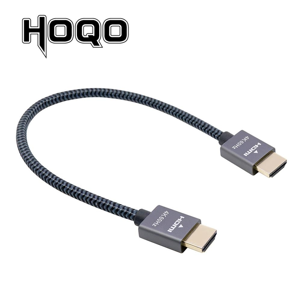 4K Hdmi Kabel 1Ft 30 Cm High Speed Hdmi 2.0 4K 60Hz Kabel Met Gevlochten En Legering shell Compatibel Uhd Tv, blu-ray, Xbox, PS4/3, Pc