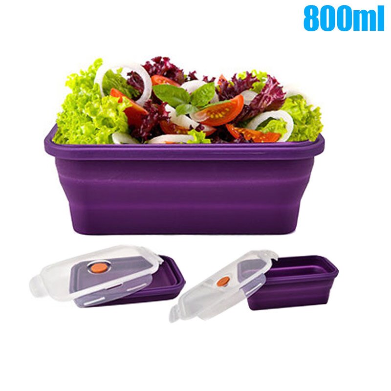 produit Silicone Bento boîte pliante déjeuner bol alimentaire stockage conteneur boîtes vaisselle alimentaire conteneur boite repas enfant
