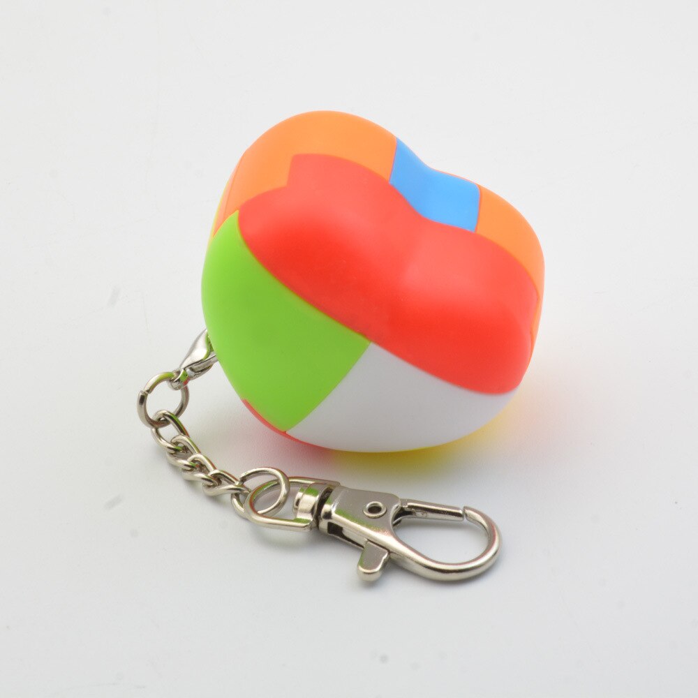 LeFun bausteine Keychain MiNi Magische Würfel Schnelle Ultra-Glatte Spezielle förmigen Schmücken Geschwindigkeit Puzzle Cubes Kinder Spielzeug: keychain cubes 9