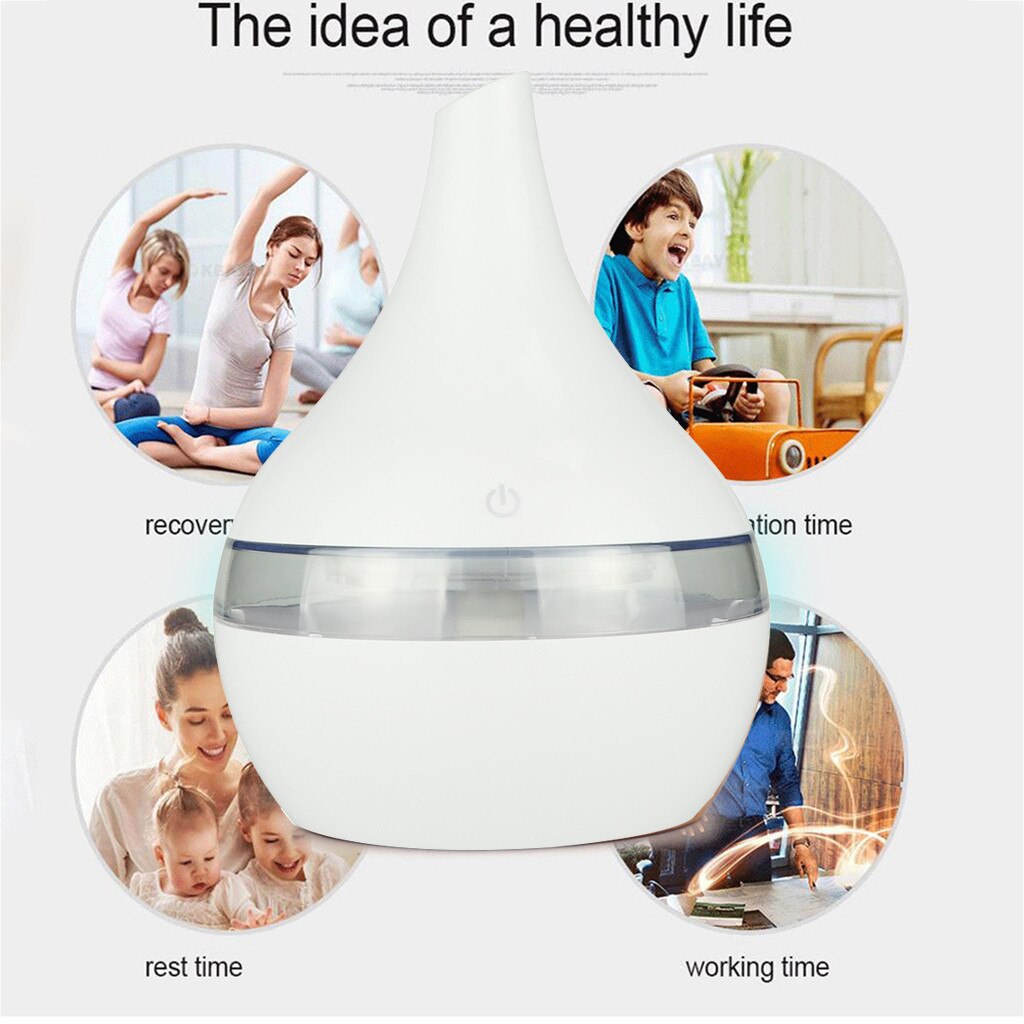 Air Aroma Essential Oil Diffuser LED Ultrasonic Aroma Aromatherapy Humidifier Colorful Humidifier Home Desktop Aroma Diffuser