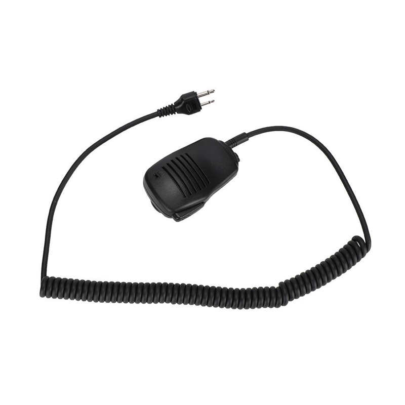 IC-A2 Handheld Mic Speaker Microphone for ICOM Two-way Radio 360 Degree Rotatable clip 3.5mm earpiece jack