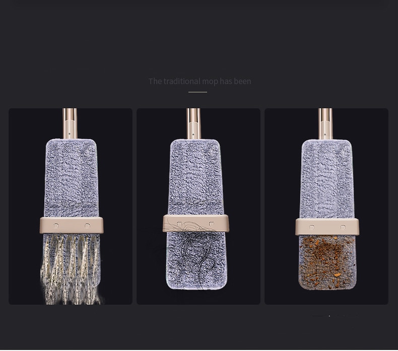 Magic Mop Free Hand Washing Lazy Mop Cleaner Self-Wring Squeeze Household Cleaning Automatic Dehydration