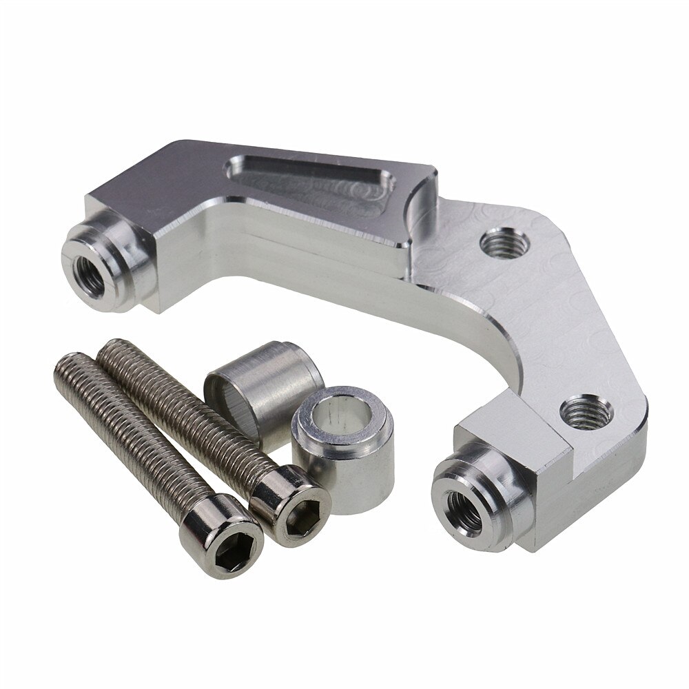 Motorcycle Brake Caliper Bracket/adapter For Yamaha Scooter Rsz Jog Force For Rpm Adelin Adl01 Frando Hf1 82mm Brake Caliper: SILVER 220MM