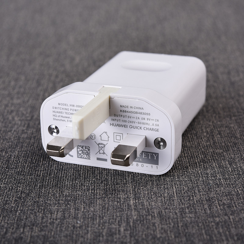 Original Huawei 9V 2A USB Schnelle Ladegerät EU UNS UK Stecker Schnell Adapter Für P9 P10 Plus/P20 p30 Lite/Nova 3 3e 4 4e 5 Honor 8 9 10 V9