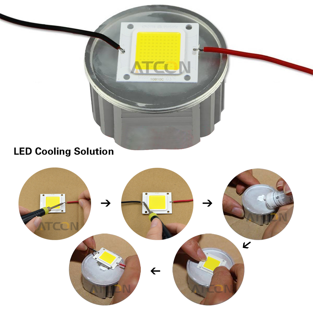 70W 50W Cob Led Chip 30W 20W 10W Spot Led Matrix Voor Spotlight Dc 27 v-36 V Diode Led Lichtpunt Schijnwerper Lamp Bron